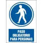 Paso obligatorio para personas