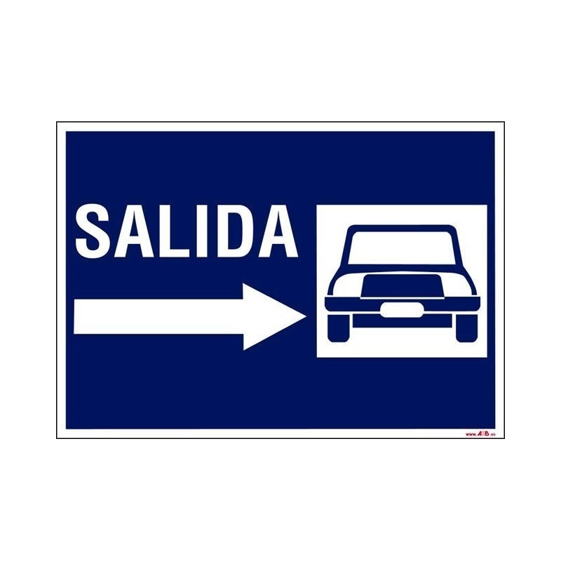 Salida vehículos derecha
