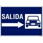 Salida vehículos derecha