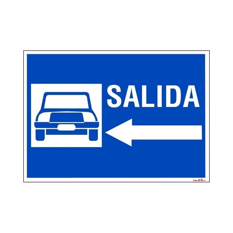 Salida vehículos izquierda