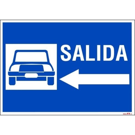 Salida vehículos izquierda