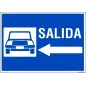 Salida vehículos izquierda