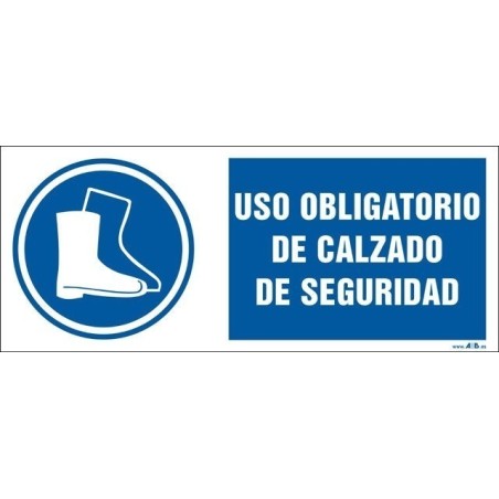 Uso obligatorio de calzado de seguridad