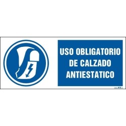 Uso obligatorio de calzado antiestático