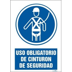 Uso obligatorio de cinturón de seguridad