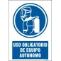 Uso obligatorio de equipo autónomo