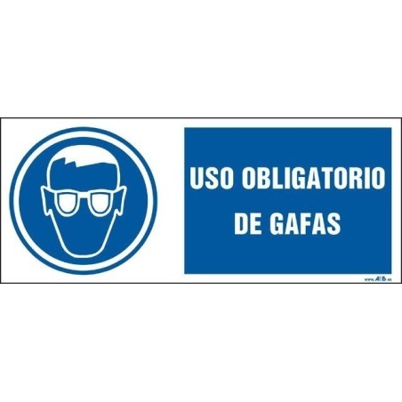 Uso obligatorio de gafas