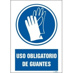 Uso obligatorio de guantes