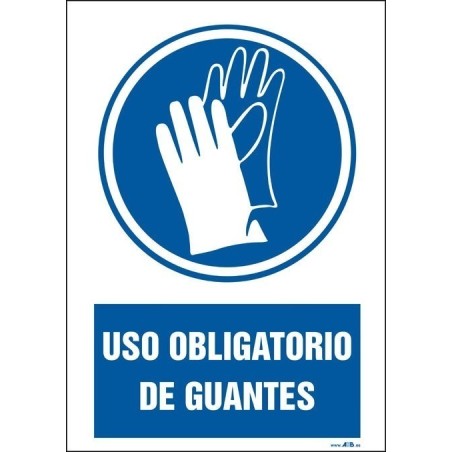 Uso obligatorio de guantes