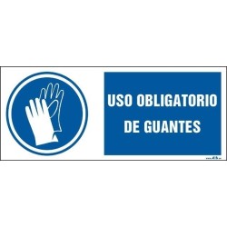 Uso obligatorio de guantes