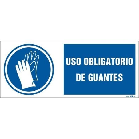 Uso obligatorio de guantes