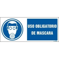 Uso obligatorio de máscara