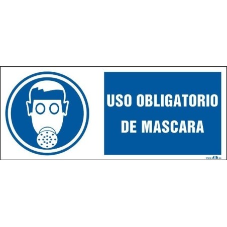 Uso obligatorio de máscara