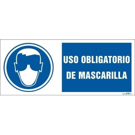 Uso obligatorio de mascarilla