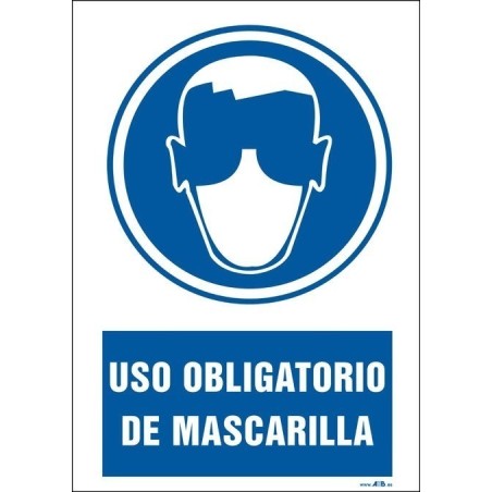 Uso obligatorio de mascarilla
