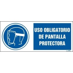 Uso obligatorio de pantalla protectora