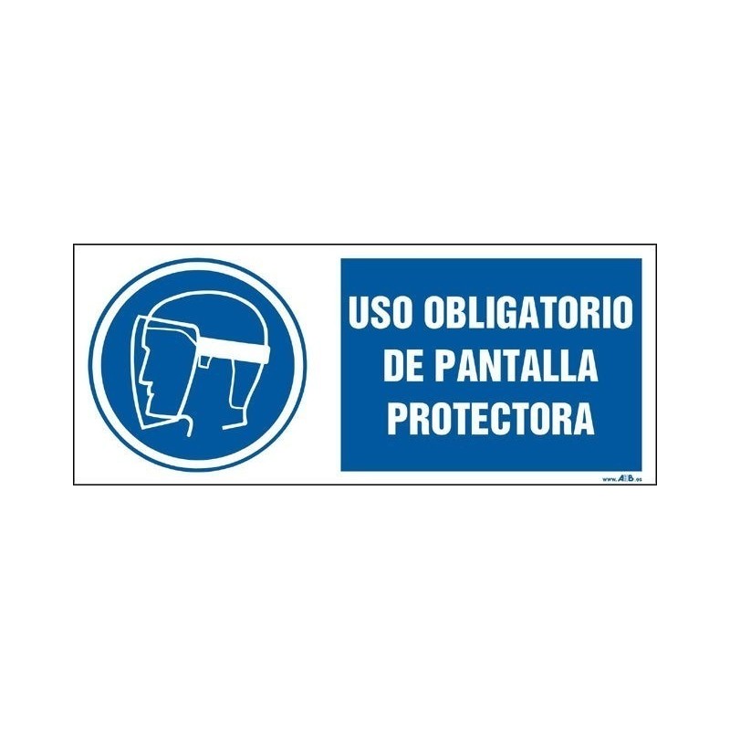 Uso obligatorio de pantalla protectora