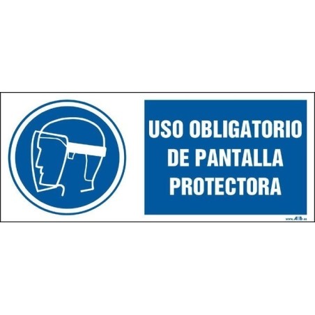 Uso obligatorio de pantalla protectora