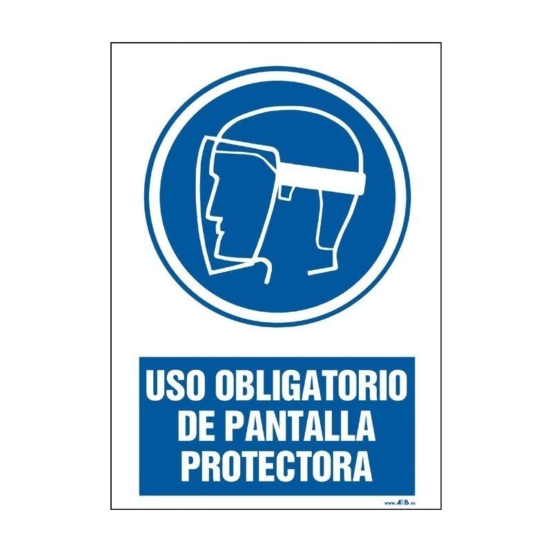 Uso obligatorio de pantalla protectora