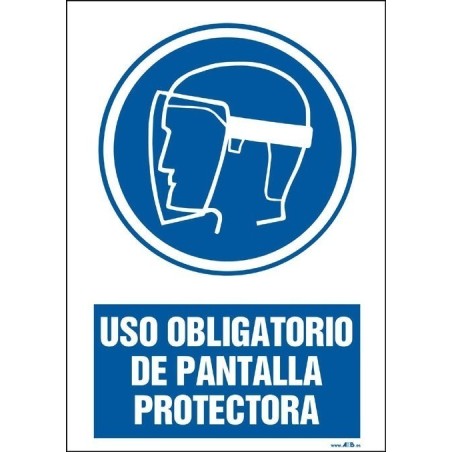 Uso obligatorio de pantalla protectora