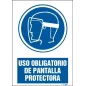 Uso obligatorio de pantalla protectora