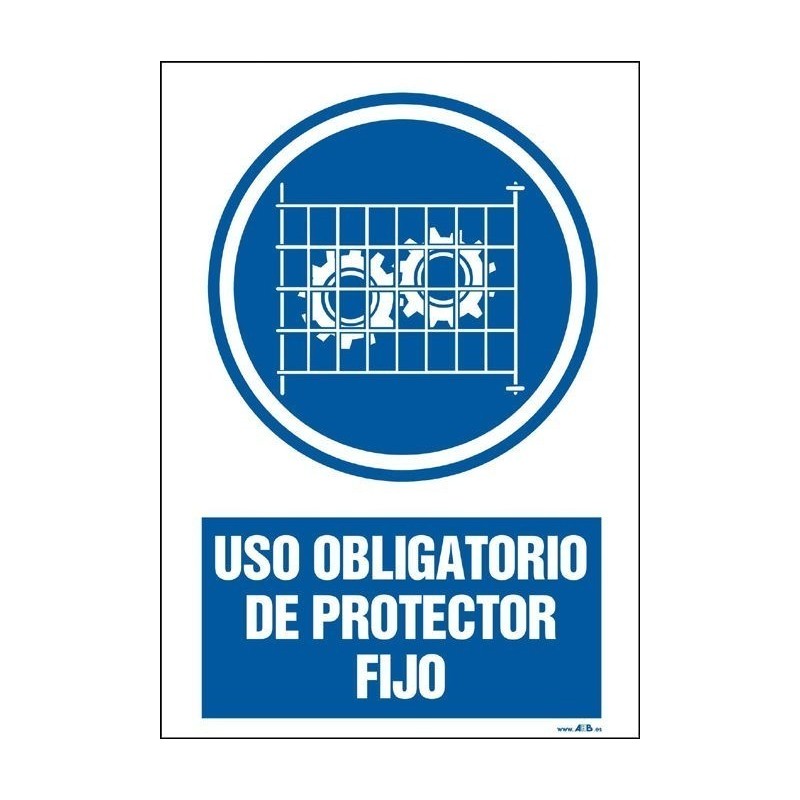 Uso obligatorio de protector fijo