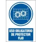 Uso obligatorio de protector fijo