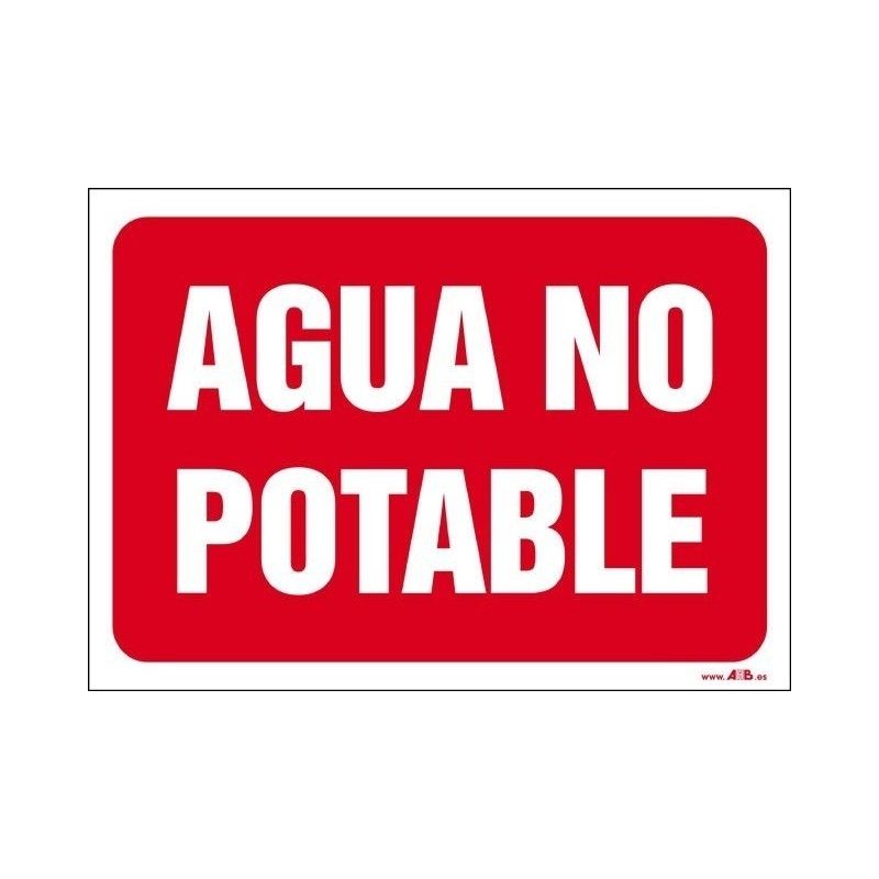 Agua no potable
