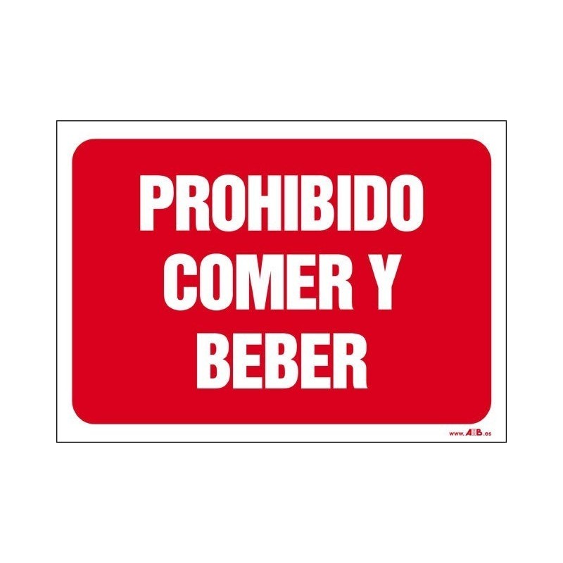 Prohibido comer y beber