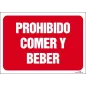 Prohibido comer y beber