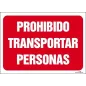 Prohibido transportar personas