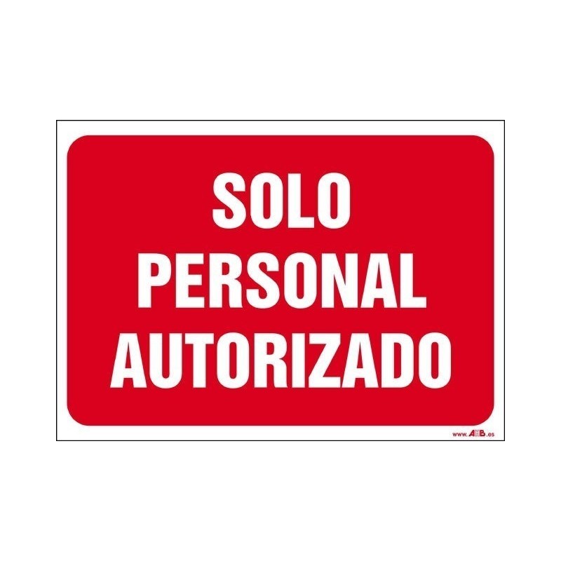 Solo personal autorizado