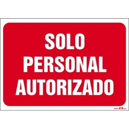 Solo personal autorizado