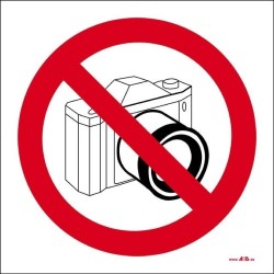 Prohibido cámaras fotográficas