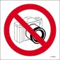 Prohibido cámaras fotográficas