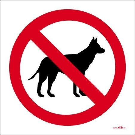 Prohibido el paso a perros