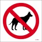 Prohibido el paso a perros