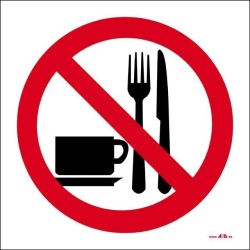 Prohibido comer y beber