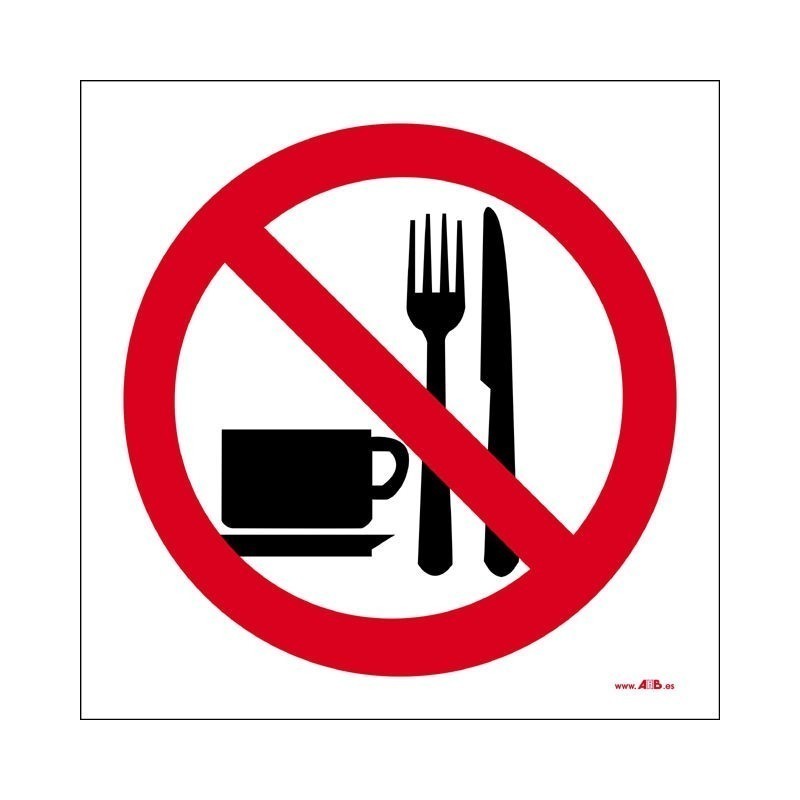 Prohibido comer y beber