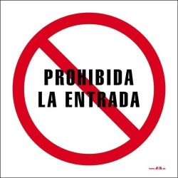Prohibida la entrada