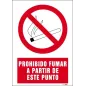 Prohibido fumar a partir de este punto