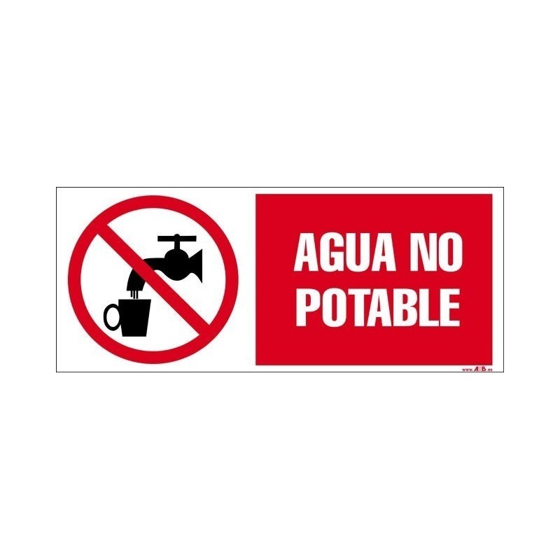 Agua no potable