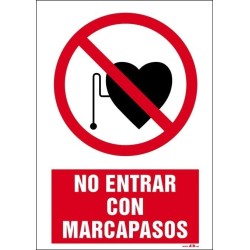 No entrar con marcapasos