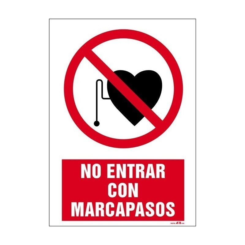 No entrar con marcapasos