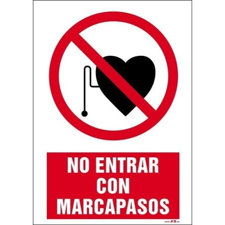 No entrar con marcapasos