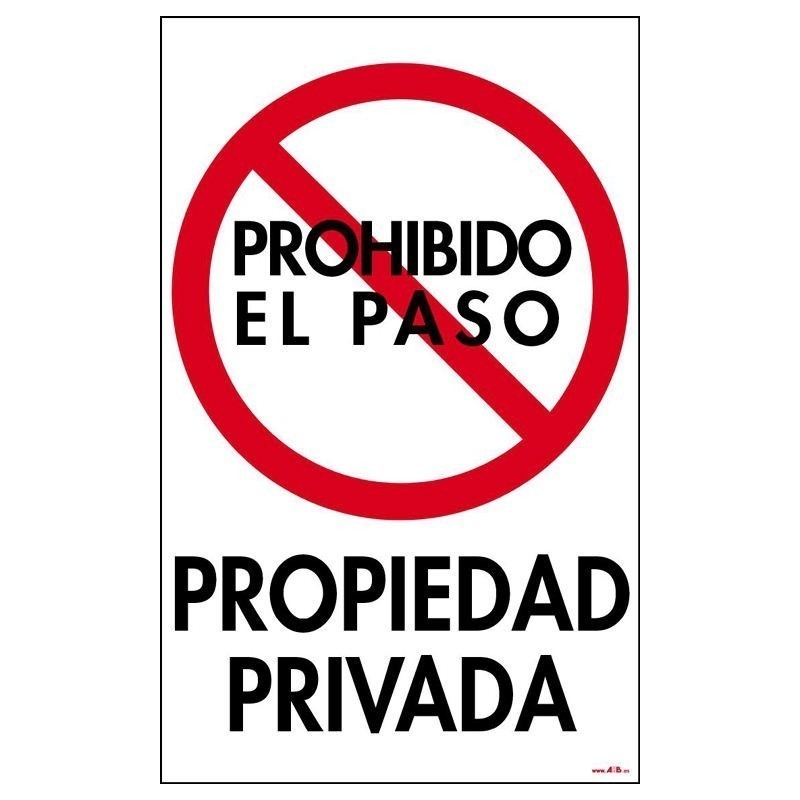 Prohibido el paso