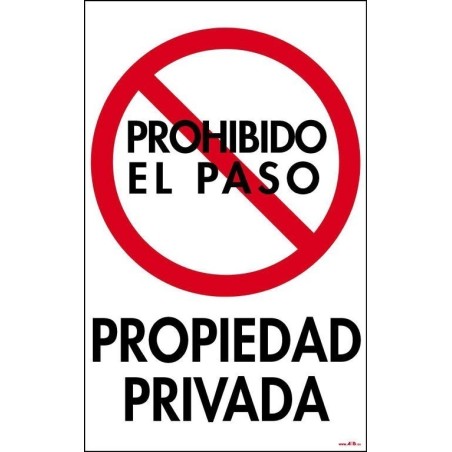 Prohibido el paso