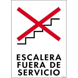 Escalera fuera de servicio
