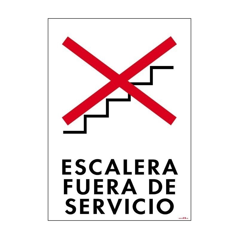 Escalera fuera de servicio