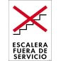 Escalera fuera de servicio